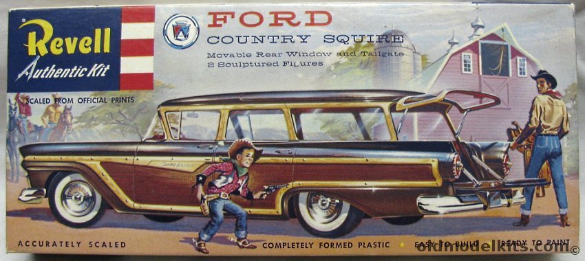 Revell 1/25 Ford Country Squire Station Wagon - S Issue, H1220-149 plastic model kit